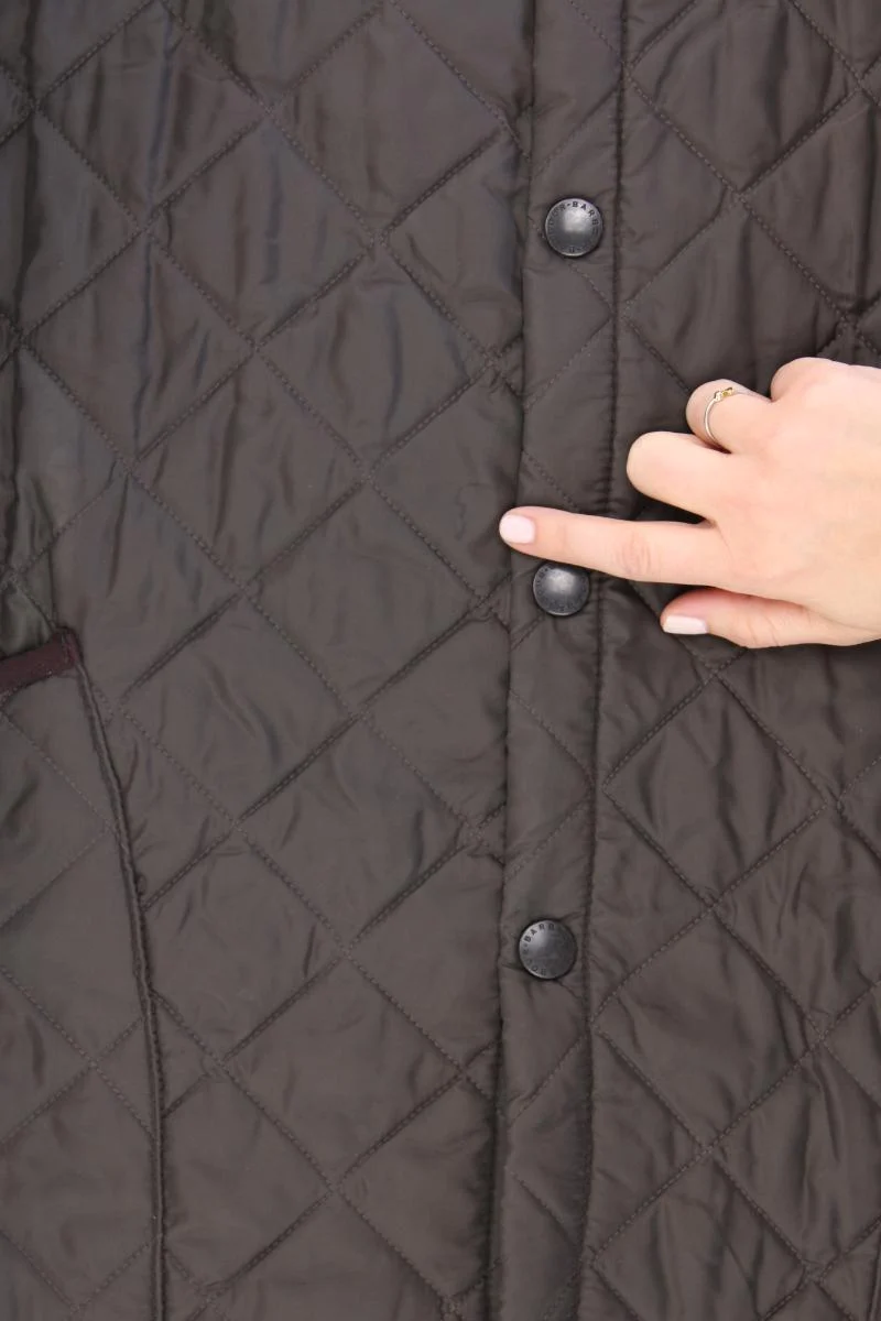 Barbour Steppjacke Modell Liddesdale Jacket für Herren Gr. XL braun aus Nylon