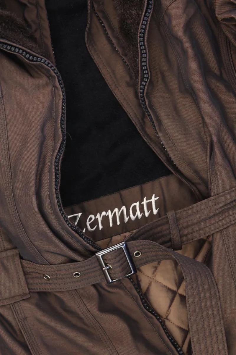 Wellensteyn Jacke Modell Zermatt Gr. XS braun aus Polyamid