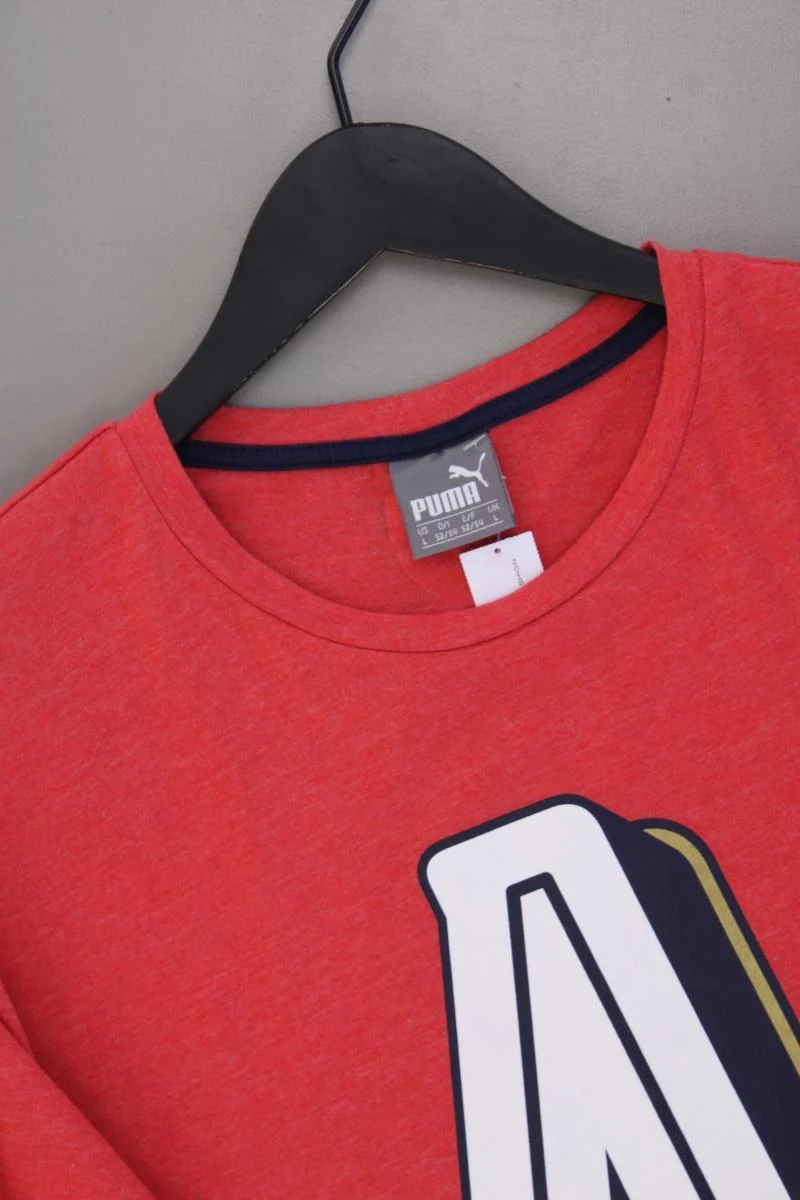 Puma Arsenal T-Shirt für Herren Gr. 52/54 Kurzarm rot aus Baumwolle