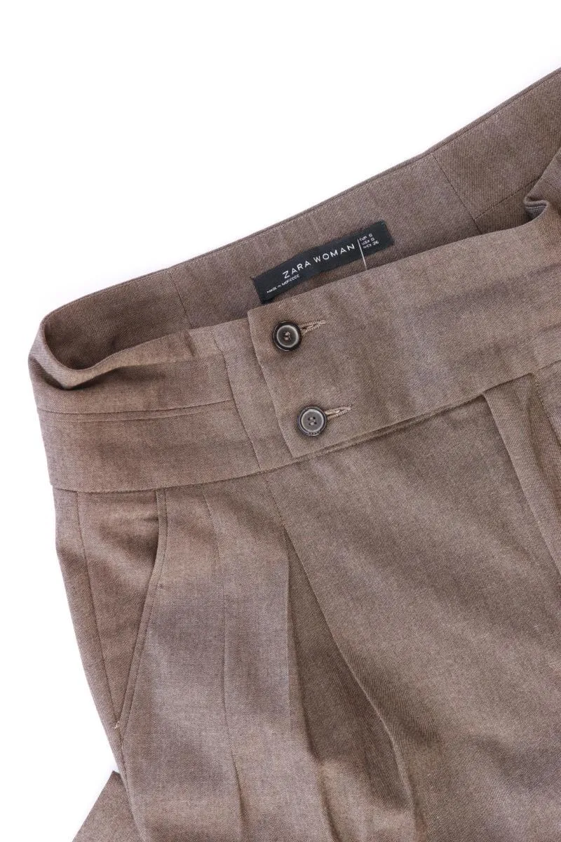 Zara Anzughose Gr. S braun aus Polyester