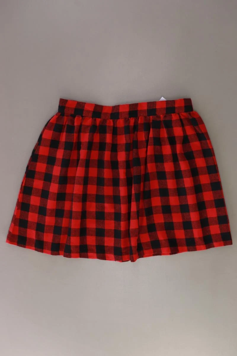 EMP Black Premium Rock Gr. S kariert rot aus Baumwolle