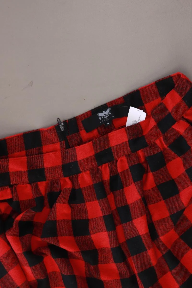 EMP Black Premium Rock Gr. S kariert rot aus Baumwolle