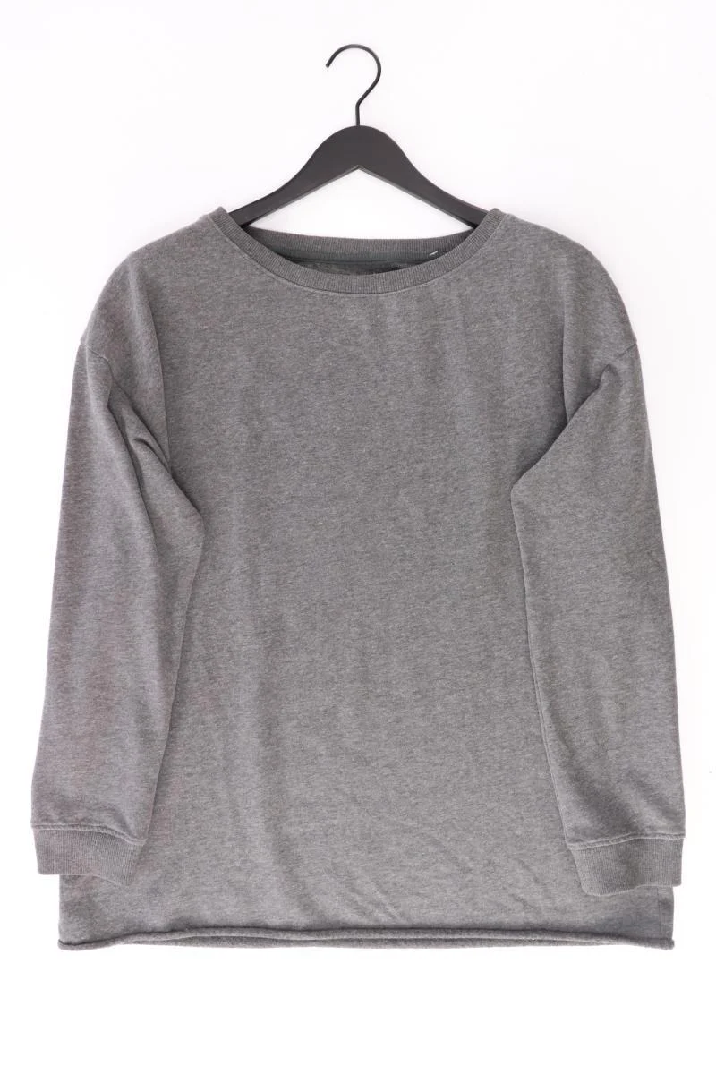 Juvia Langarmpullover Gr. L grau aus Baumwolle