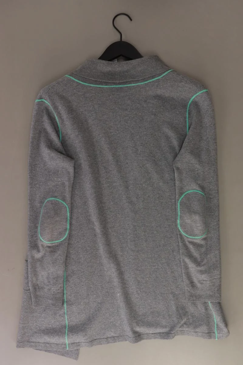Oui Strickjacke Gr. 36 Langarm grau