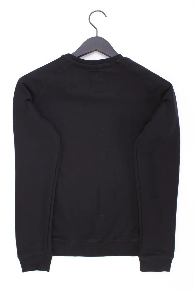 ALPHA INDUSTRIES Langarmpullover für Herren Gr. S schwarz aus Baumwolle
