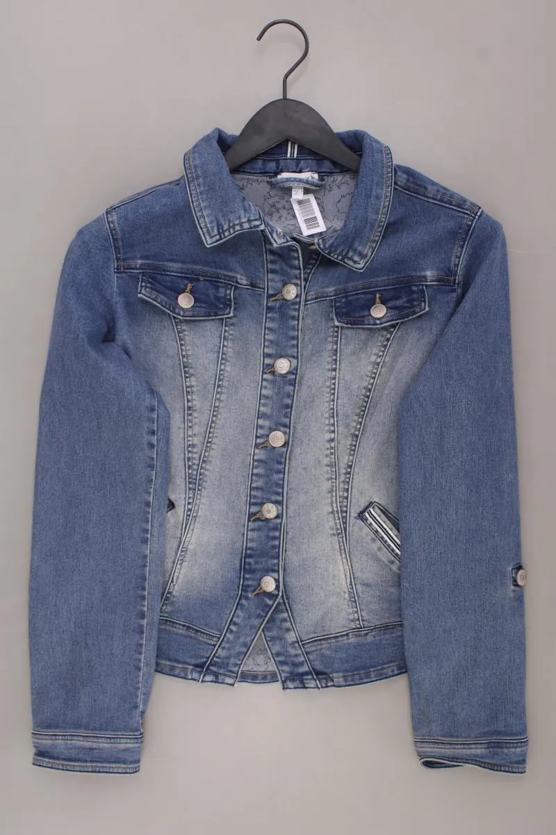 Gina Laura Jeansjacke Gr. 36 blau aus Baumwolle