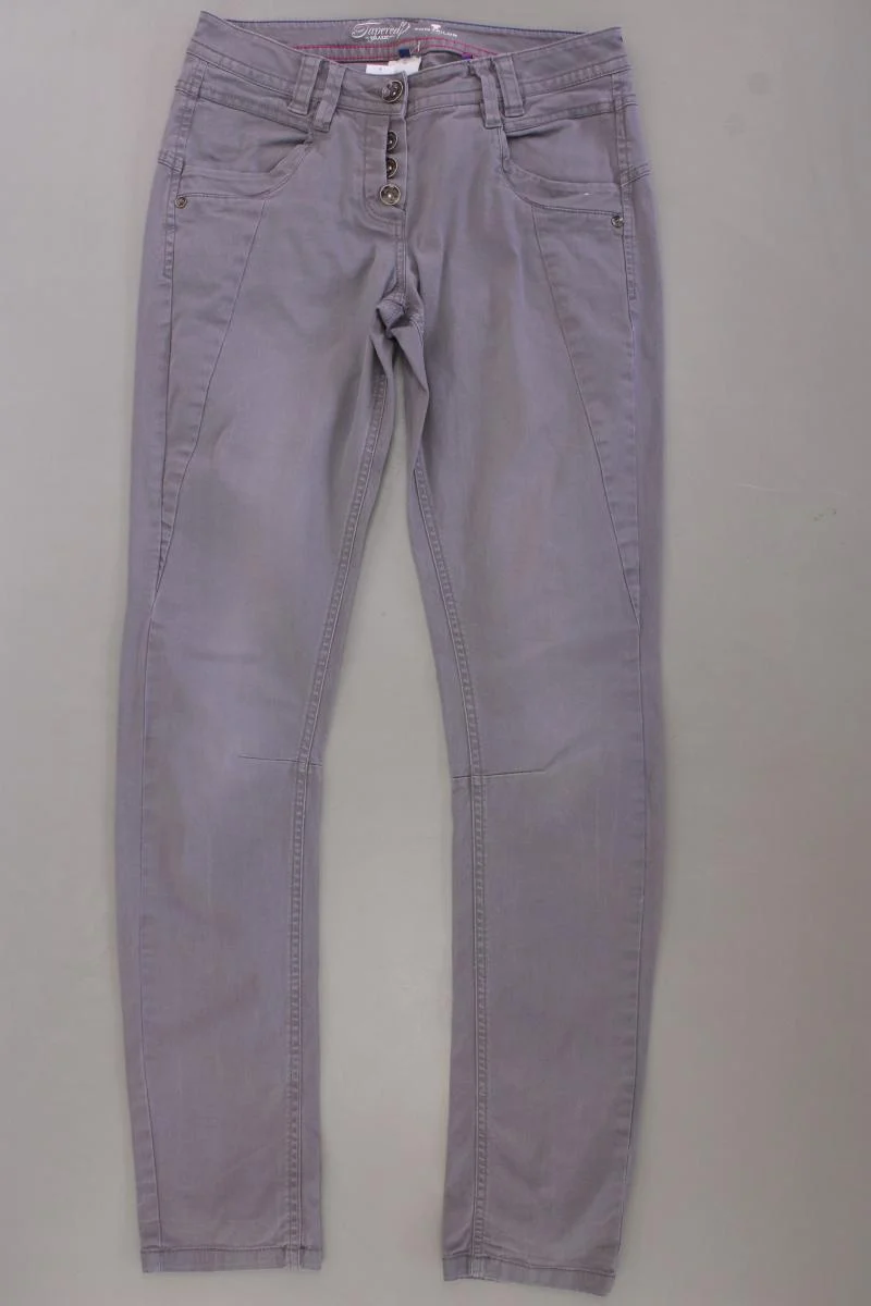 Tom Tailor Hose Gr. 34 grau aus Baumwolle