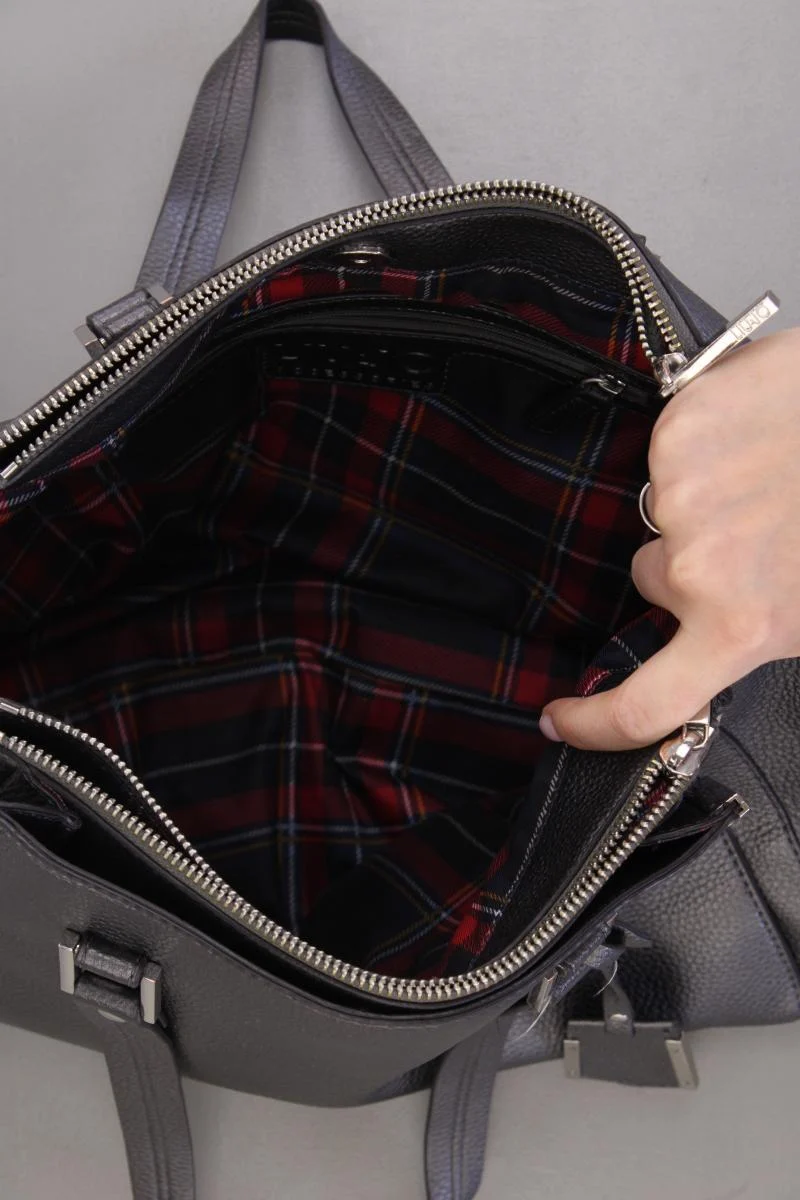 Liu Jo Henkeltasche grau aus Kunstleder