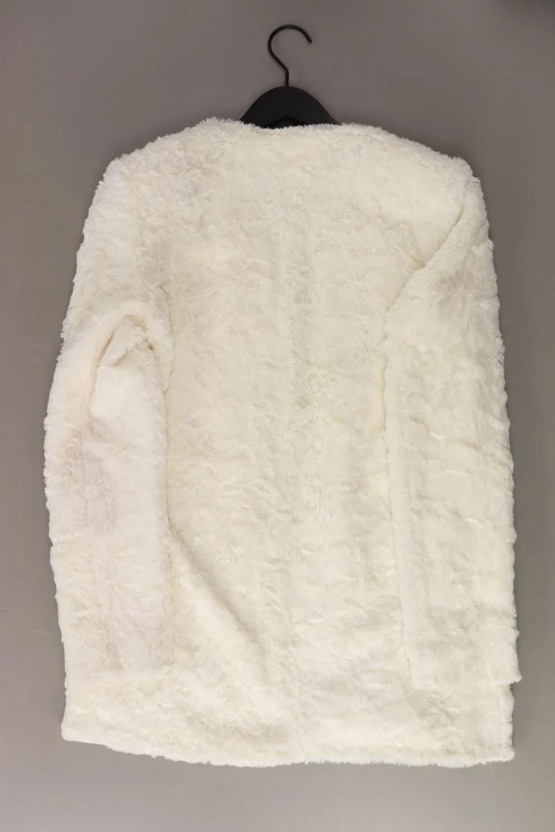 Oui Kunstfellmantel Gr. 36 creme