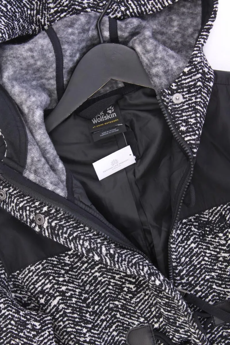 Jack Wolfskin Kapuzenmantel Gr. S grau aus Polyester