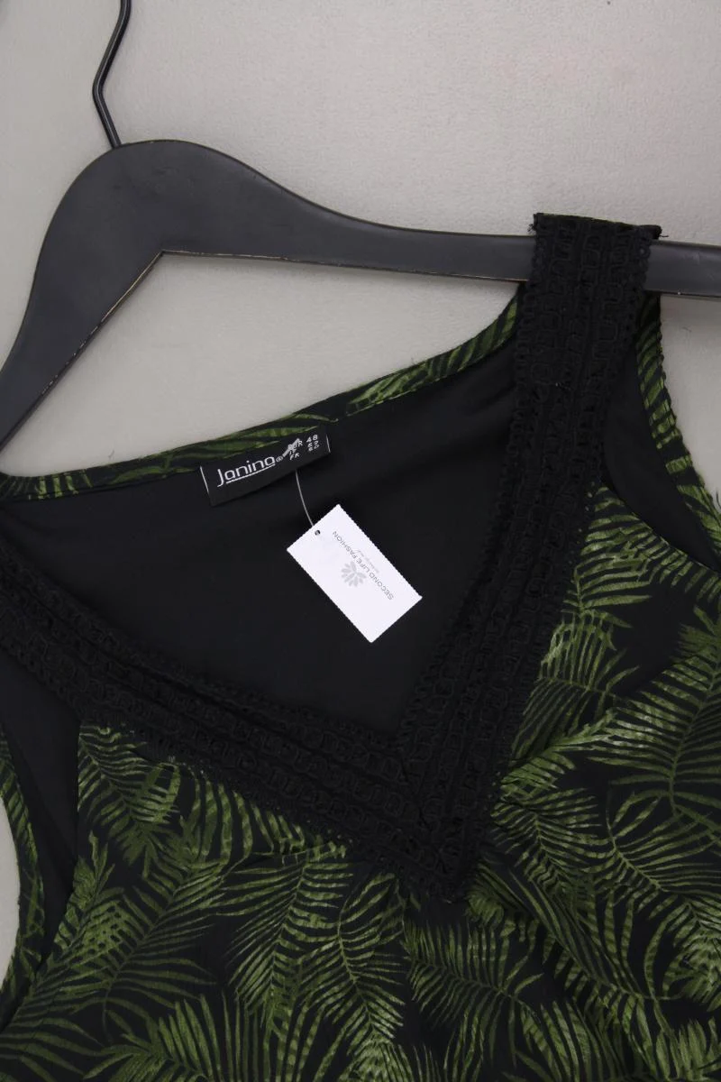Janina Sommerkleid Gr. 48 Träger olivgrün aus Polyester