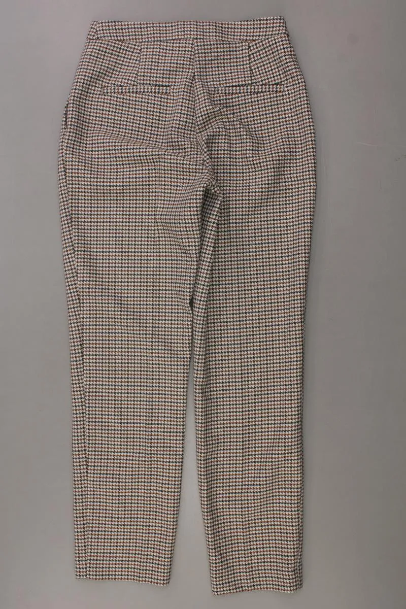 H&M Stoffhose Gr. 34 hahnentritt neuwertig mehrfarbig aus Polyester