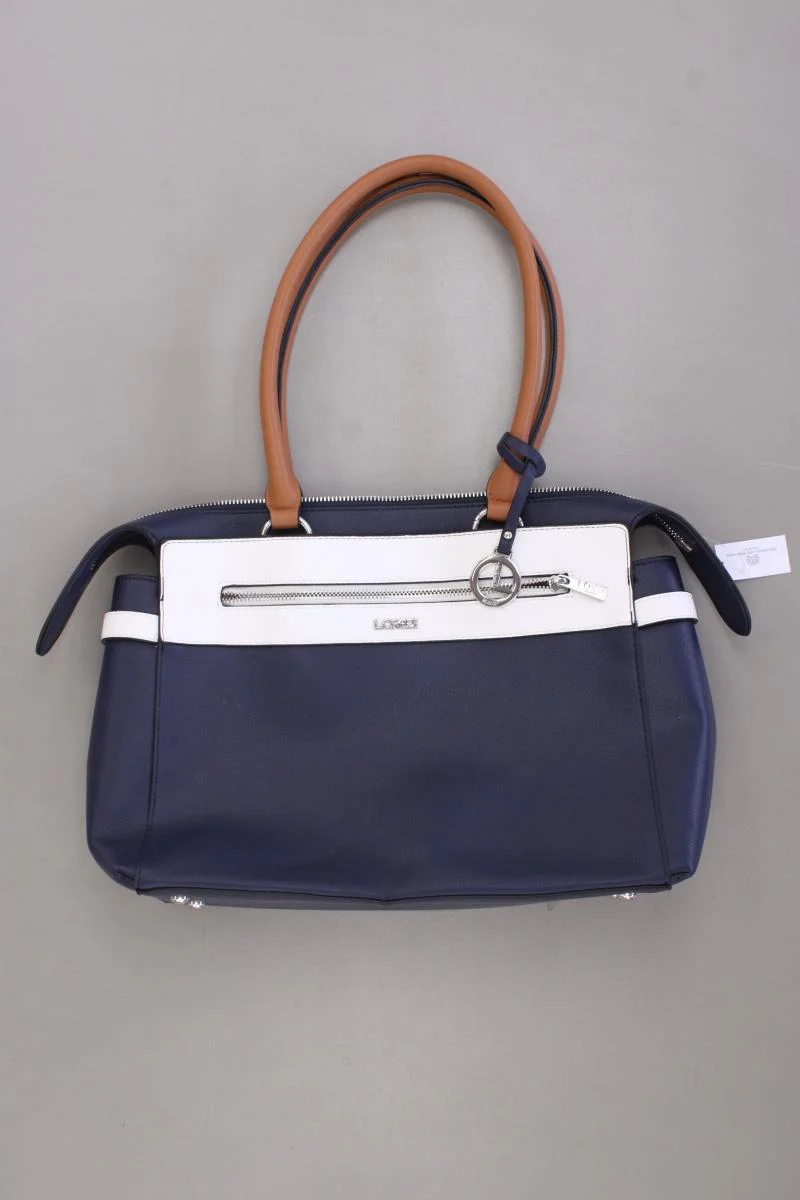 L. Credi Henkeltasche blau aus Polyurethan