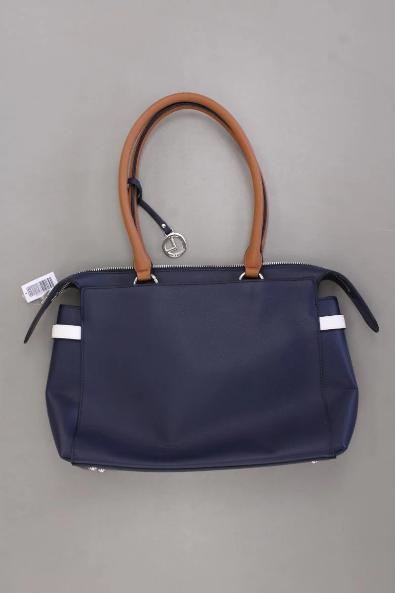 L. Credi Henkeltasche blau aus Polyurethan