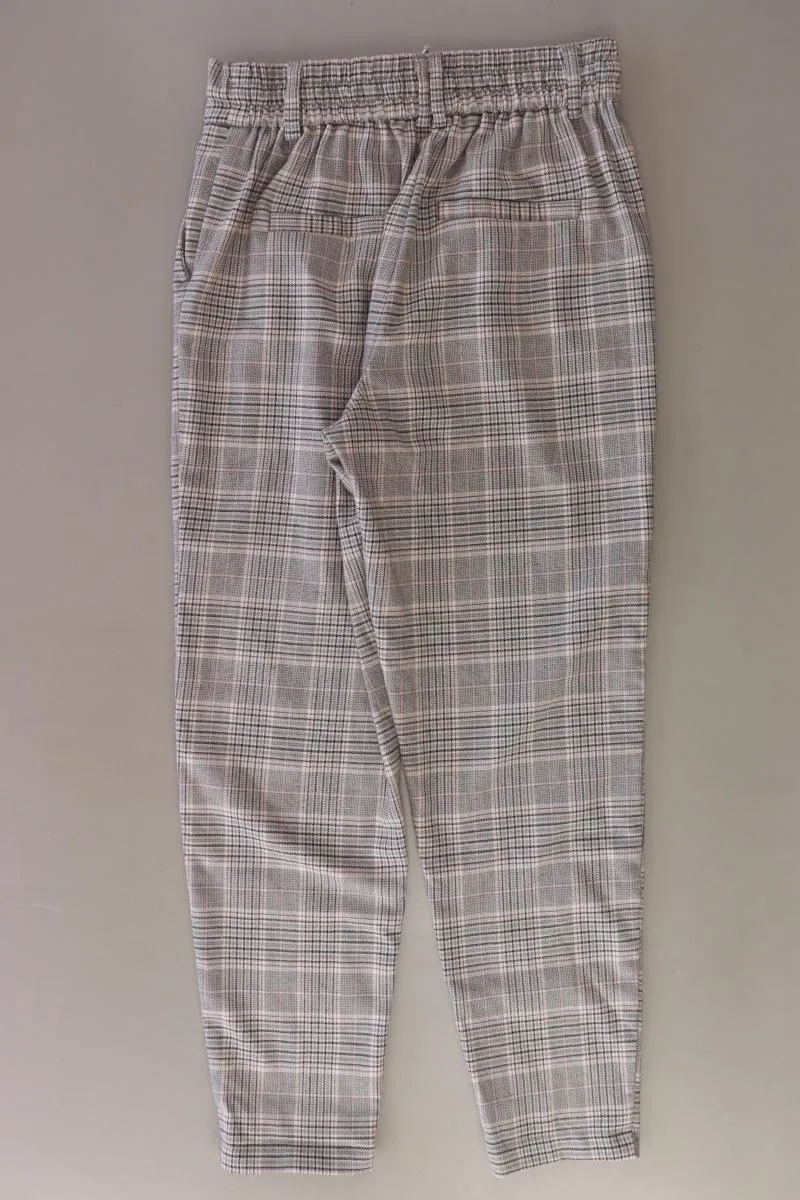 Only Stoffhose Gr. XS/L30 kariert grau aus Polyester