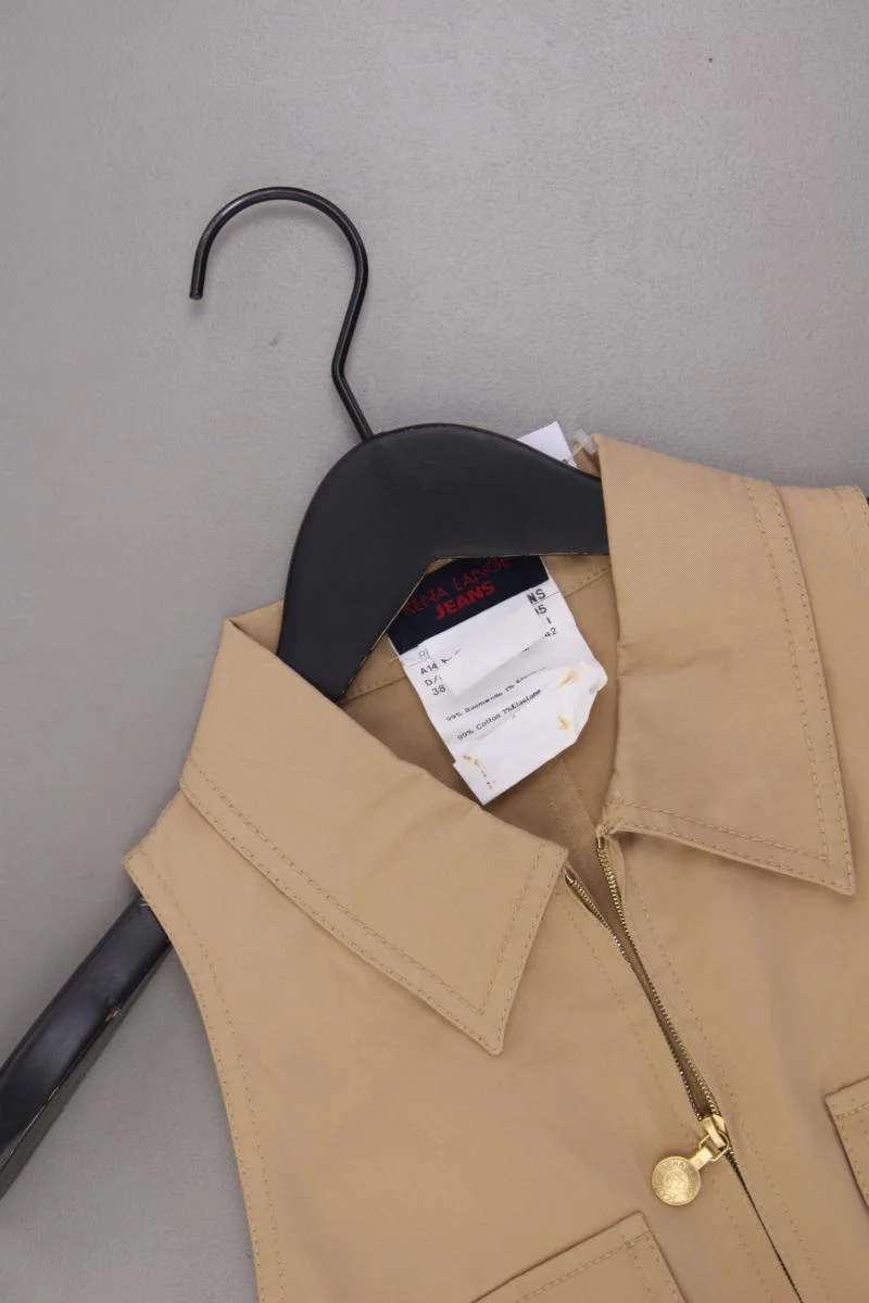 Rena Lange Jeans Etuikleid Gr. 38 Ärmellos Vintage braun aus Baumwolle