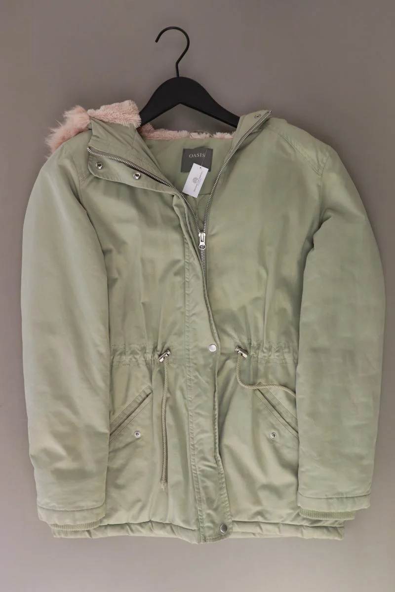 Oasis Kapuzenjacke Gr. S grün aus Baumwolle