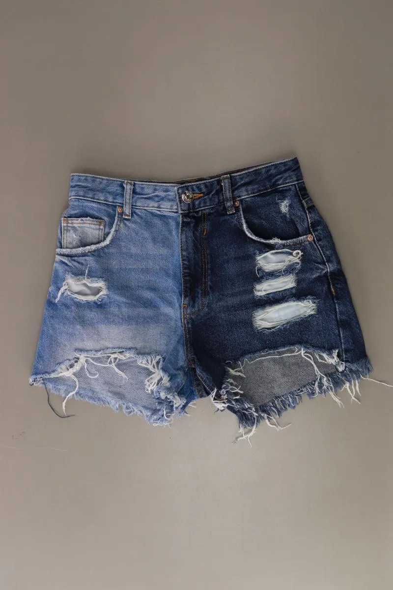 Bershka Jeansshorts Gr. 36 blau aus Baumwolle