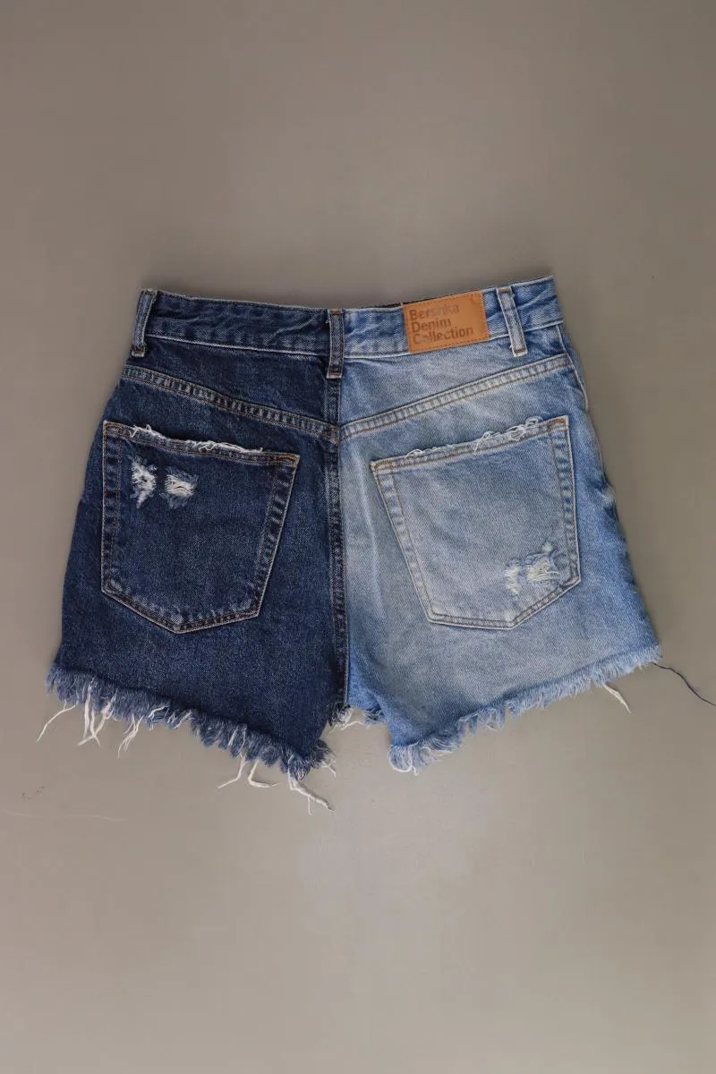 Bershka Jeansshorts Gr. 36 blau aus Baumwolle