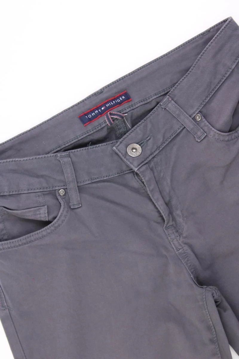 Tommy Hilfiger Five-Pocket-Hose Gr. 36 grau aus Baumwolle