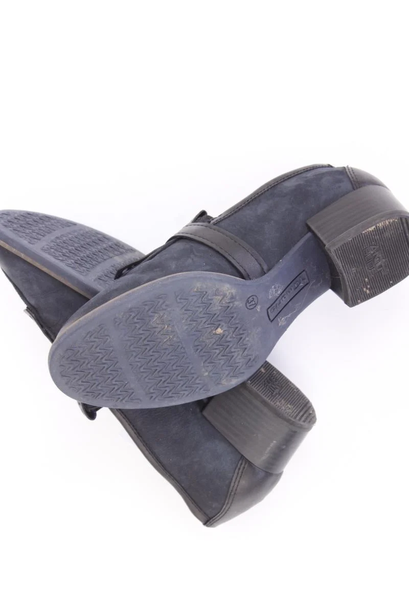 Tamaris Pumps Gr. 37 blau aus Leder