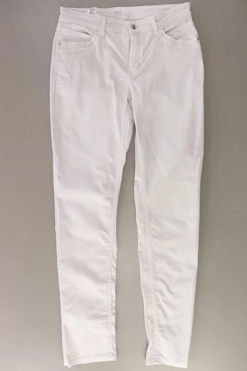 MAC Five-Pocket-Hose Gr. 40/L34 creme aus Baumwolle