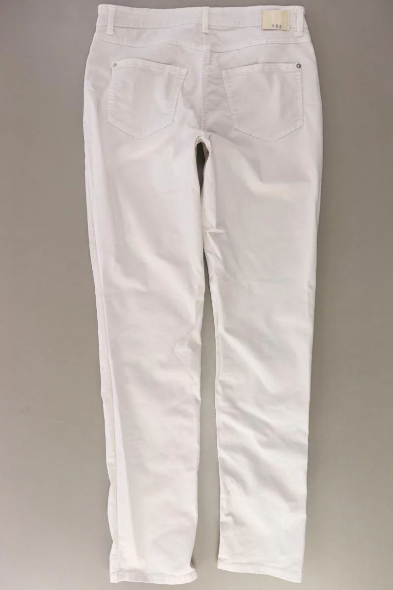 MAC Five-Pocket-Hose Gr. 40/L34 creme aus Baumwolle