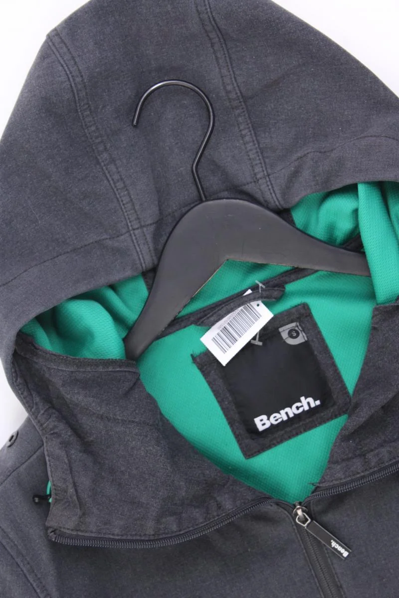 Bench Kapuzenjacke für Herren Gr. S grau aus Baumwolle
