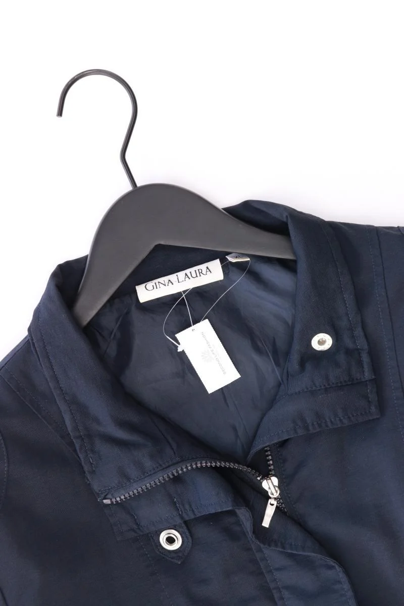 Gina Laura Übergangsjacke Gr. XL blau aus Polyester