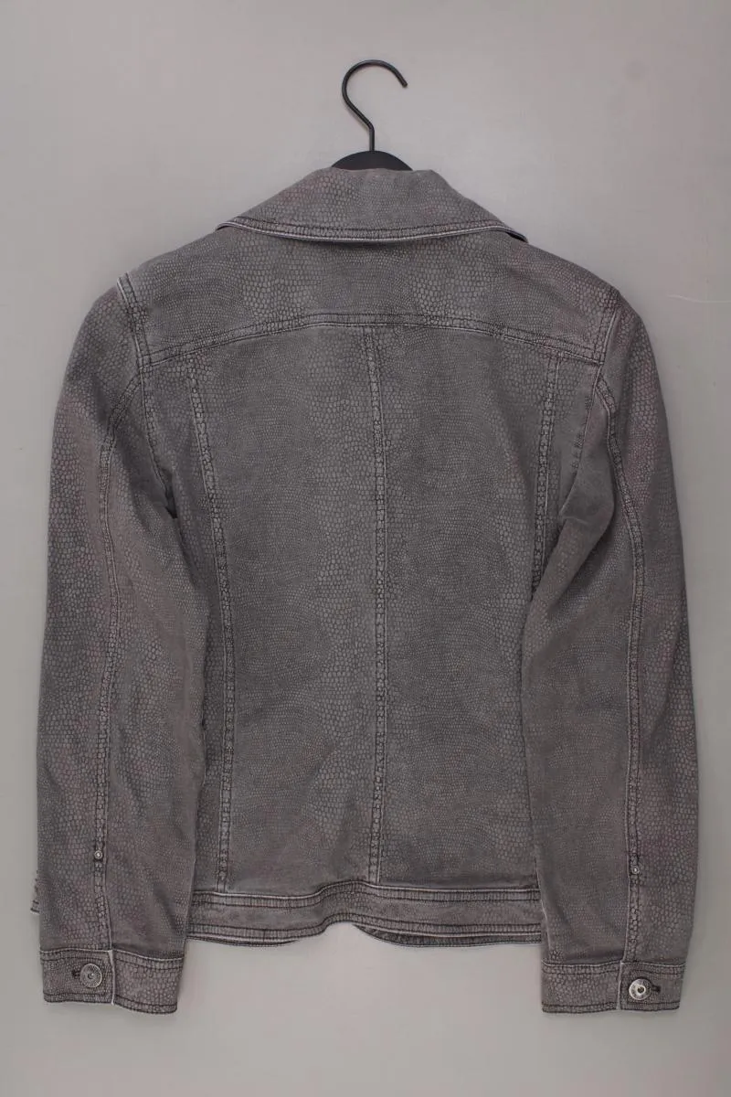 Bonita Übergangsjacke Gr. 42 grau aus Baumwolle
