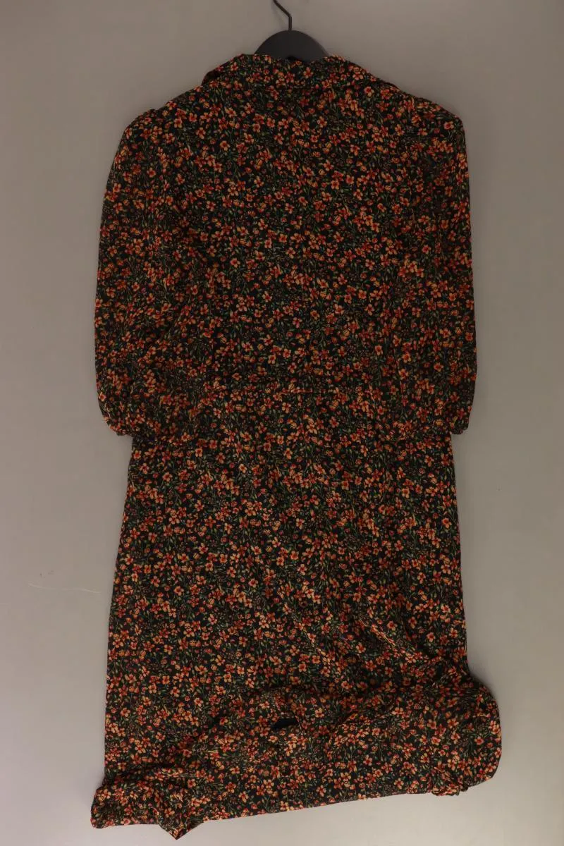 next Maxikleid Gr. UK 12 (M) mit Blumenmuster 3/4 Ärmel mehrfarbig aus Polyester