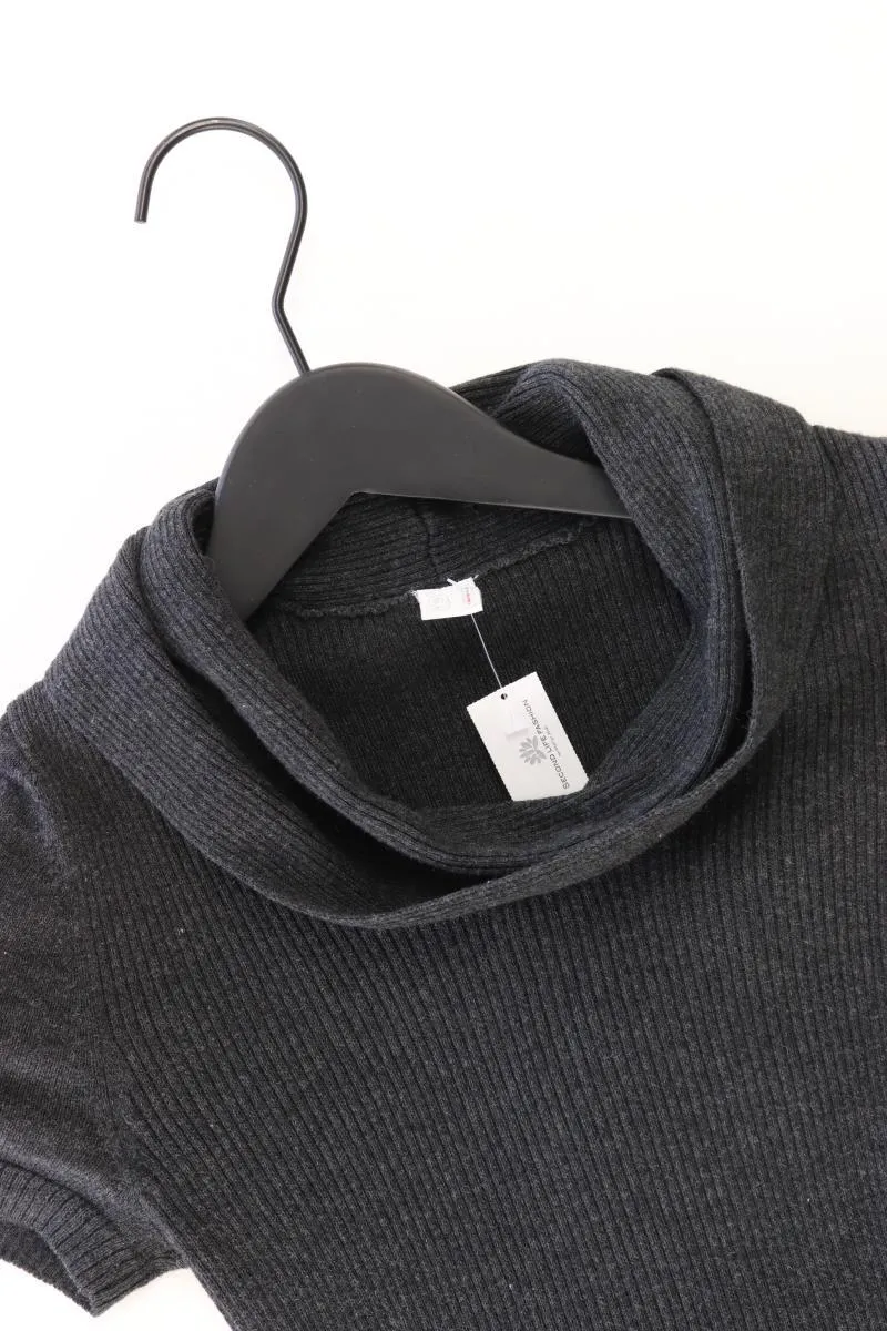 QS by s.Oliver Strickkleid Gr. 34 Kurzarm grau