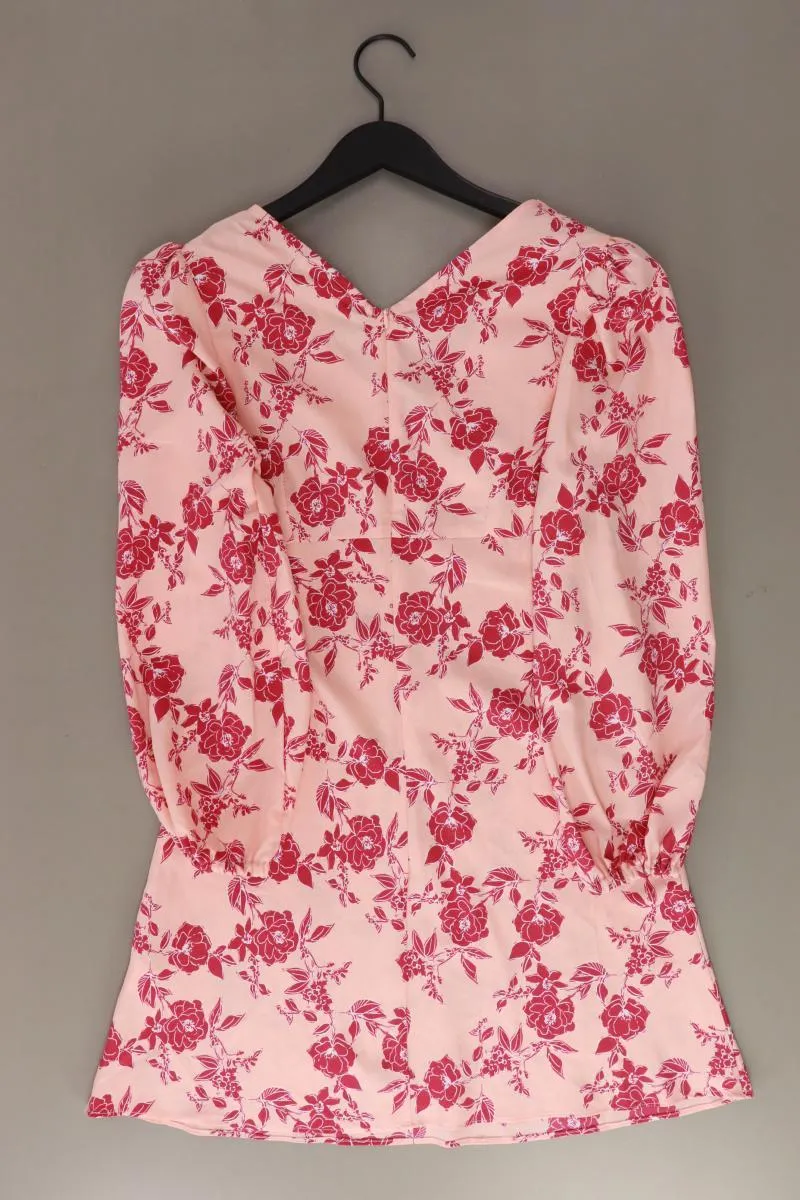 Glamorous Petit Kleid Gr. 36 mit Blumenmuster Langarm rosa aus Polyester
