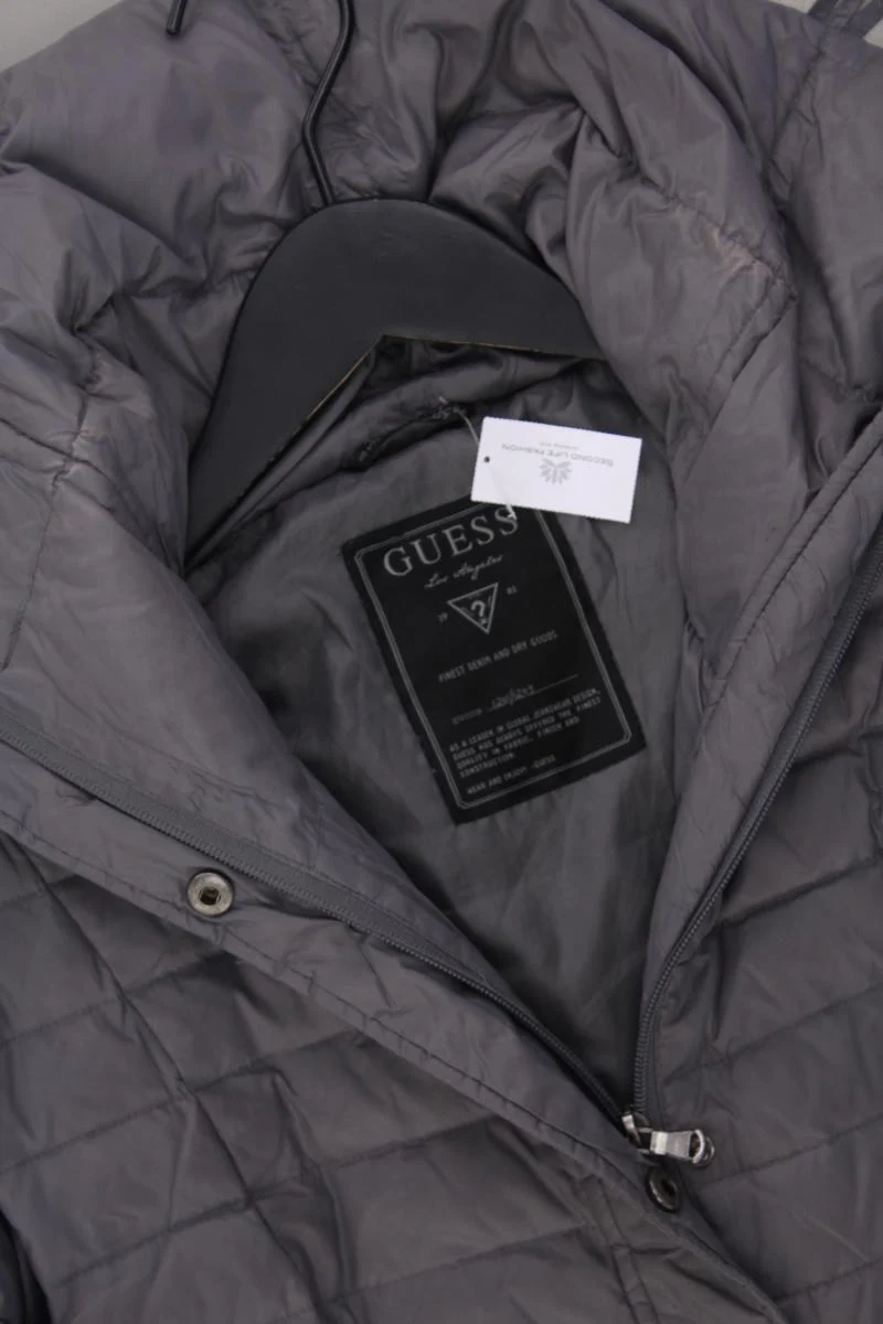 Guess Daunenjacke Gr. M grau aus Nylon