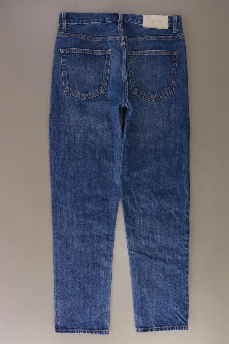 Zara Straight Jeans für Herren Gr. W29 blau aus Baumwolle