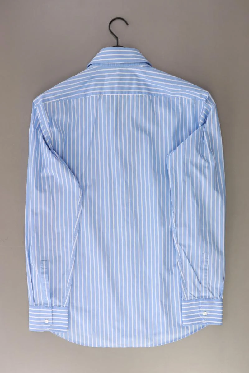 BOSS by Hugo Boss Langarmhemd für Herren Gr. Hemdgröße 41 gestreift blau