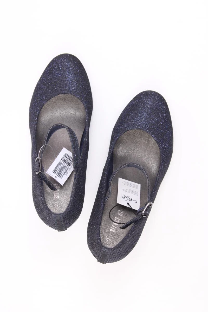 Pumps mit Glitzer Gr. 36 neu mit Etikett Neupreis: 29,99€! blau