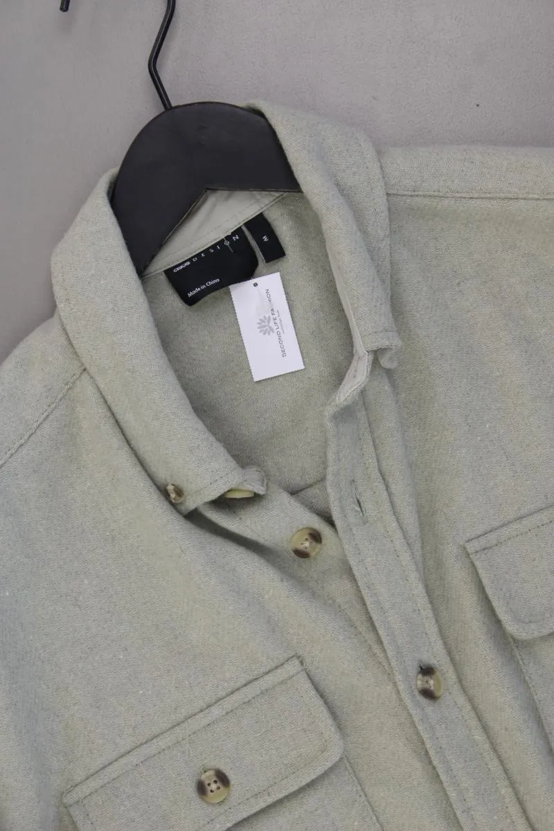 Asos Langarmhemd für Herren Gr. M grün aus Polyester