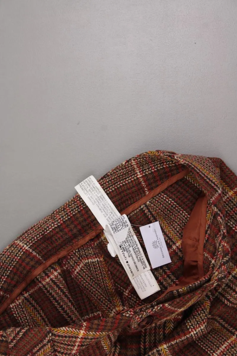 Zara Stoffhose Gr. 38 kariert Vintage braun aus Polyacryl