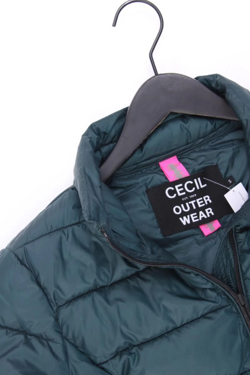 Cecil Steppjacke Gr. S neuwertig grün aus Polyester