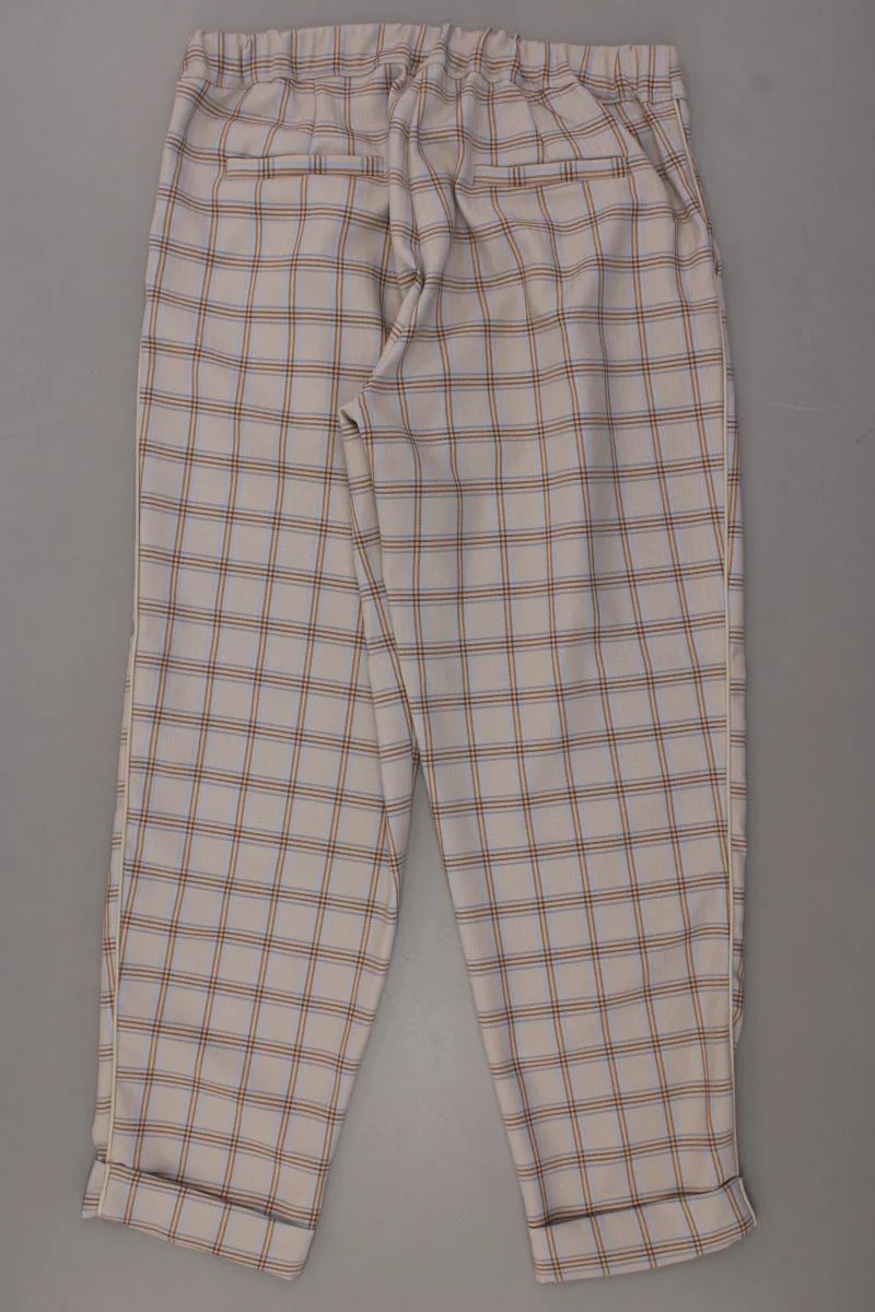 DESIRES Stoffhose Gr. M kariert braun aus Polyester