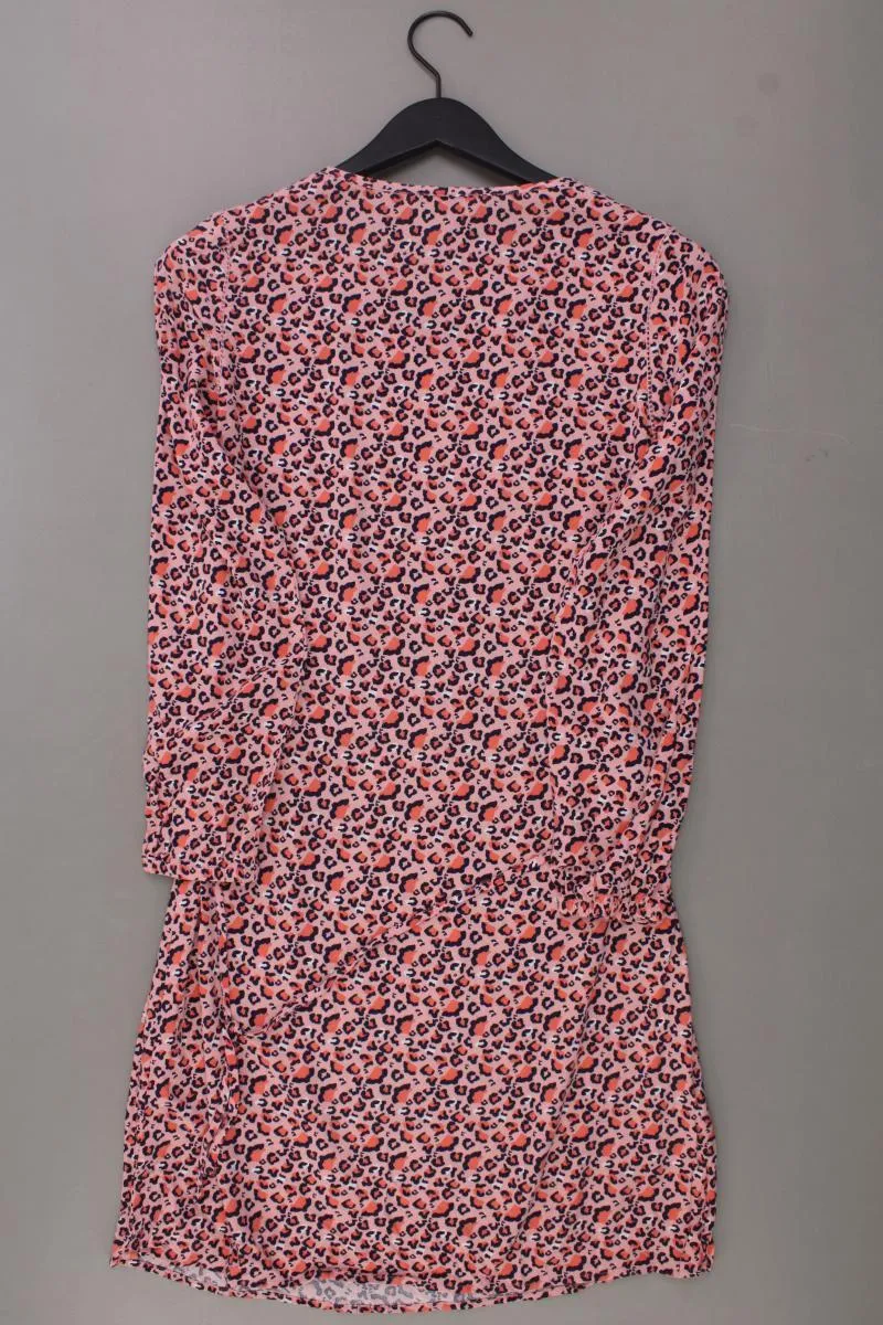 Manguun Langarmkleid Gr. 38 mit Tierdruck rosa aus Viskose