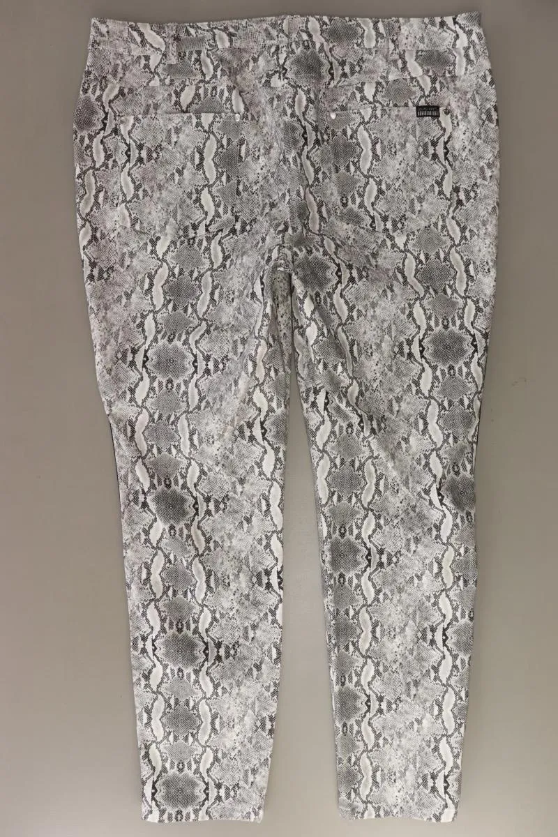 Laura Kent Hose Gr. 50 mit Tierdruck grau aus Baumwolle