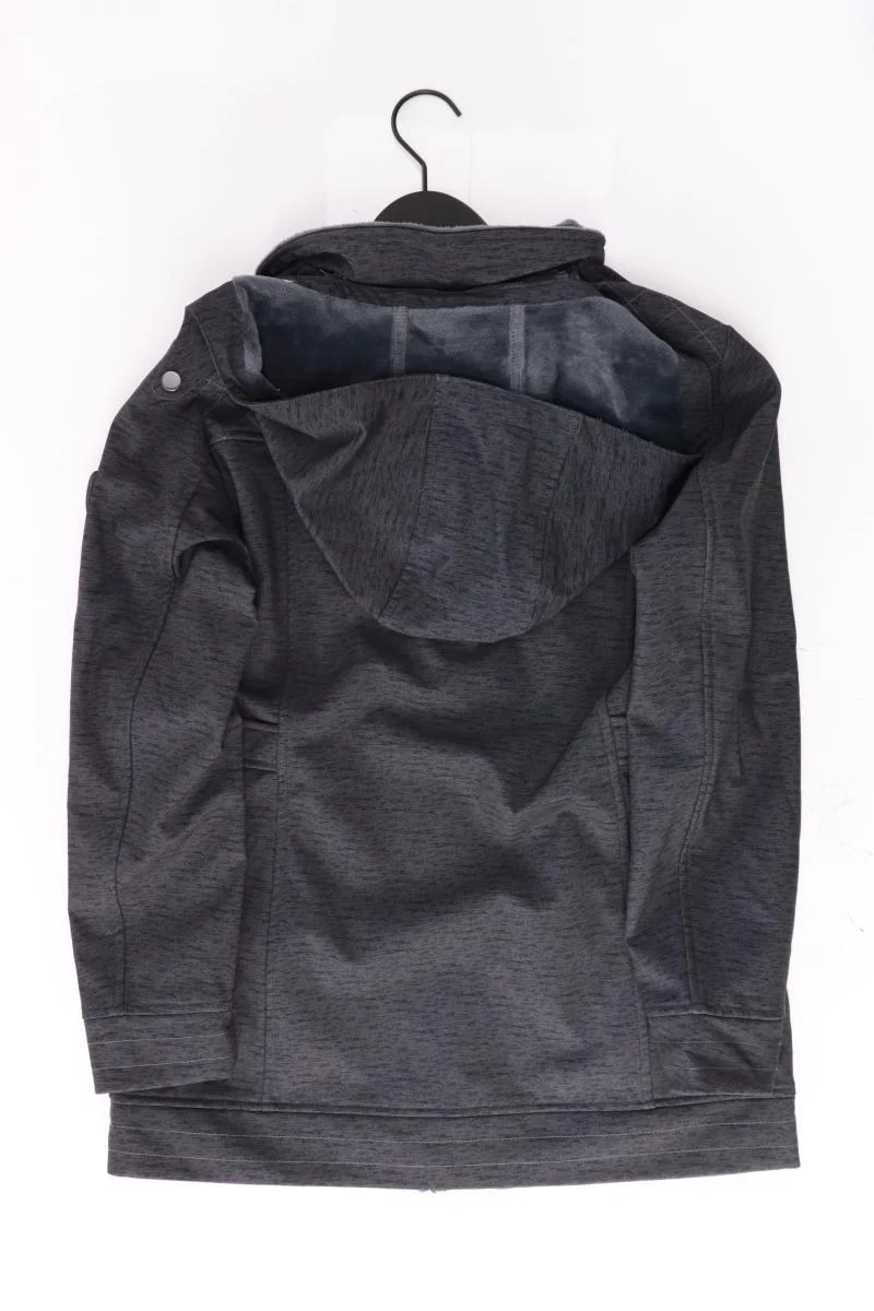 création L Kapuzenjacke Gr. 38 grau aus Polyester