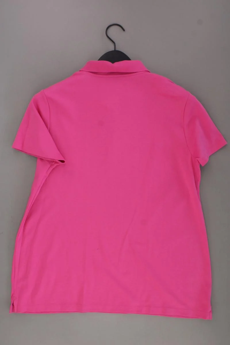 Lands' End Poloshirt Gr. L neuwertig Kurzarm pink aus Baumwolle