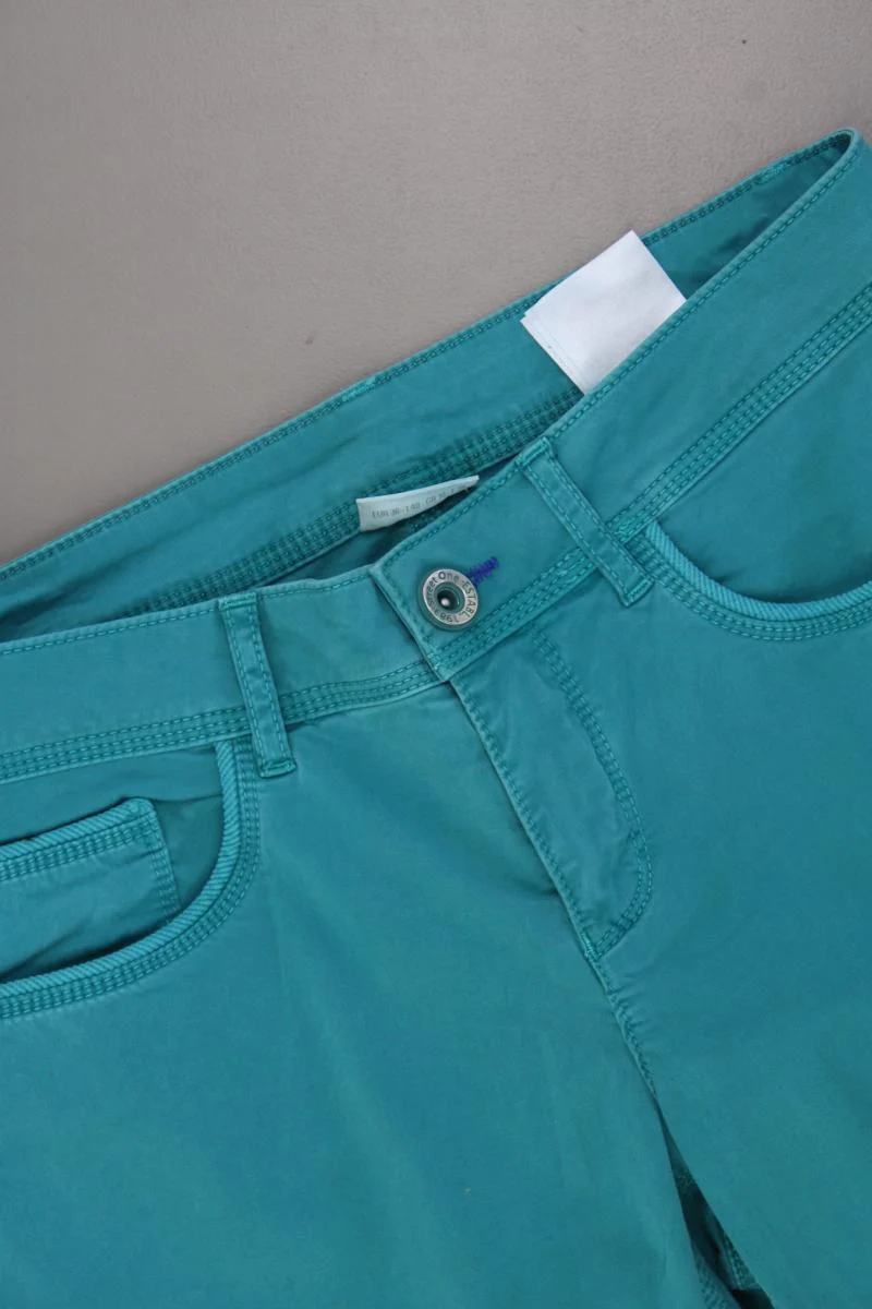 Street One Five-Pocket-Hose Gr. 36/L34 türkis aus Baumwolle