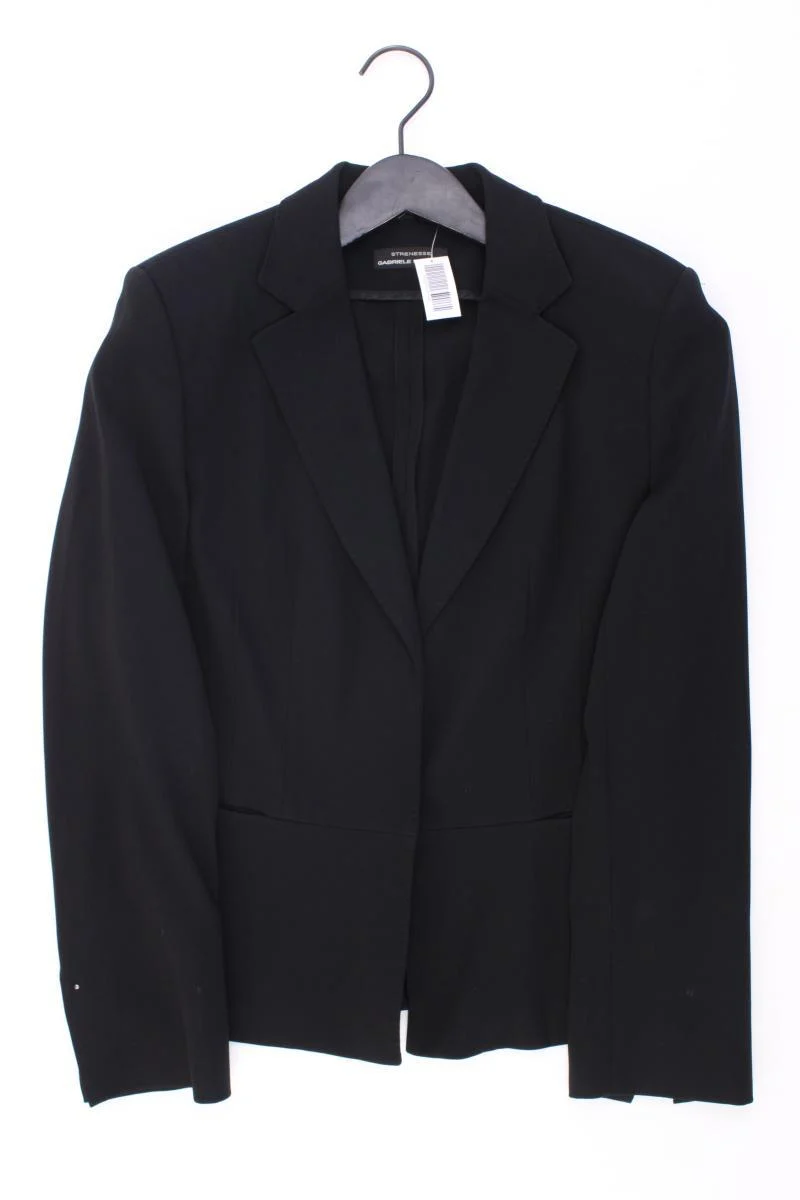 Strenesse Slim Blazer Gr. 34 schwarz aus Acetat