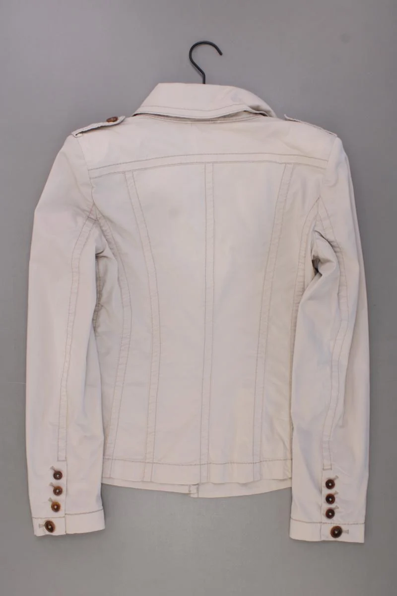 Drykorn Übergangsjacke Gr. 40 creme aus Baumwolle