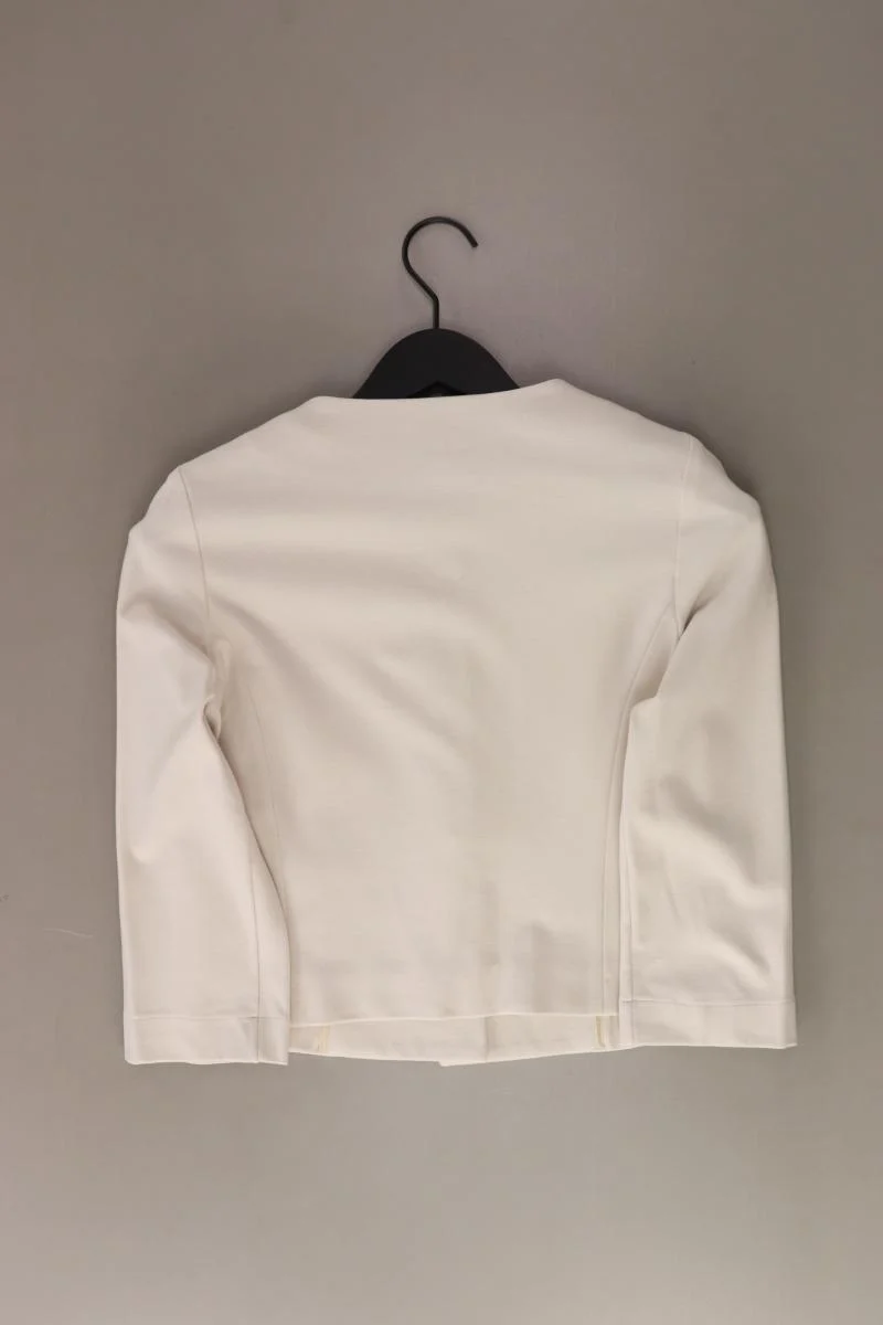 PiuPiu Kurzblazer Gr. 36 creme aus Viskose