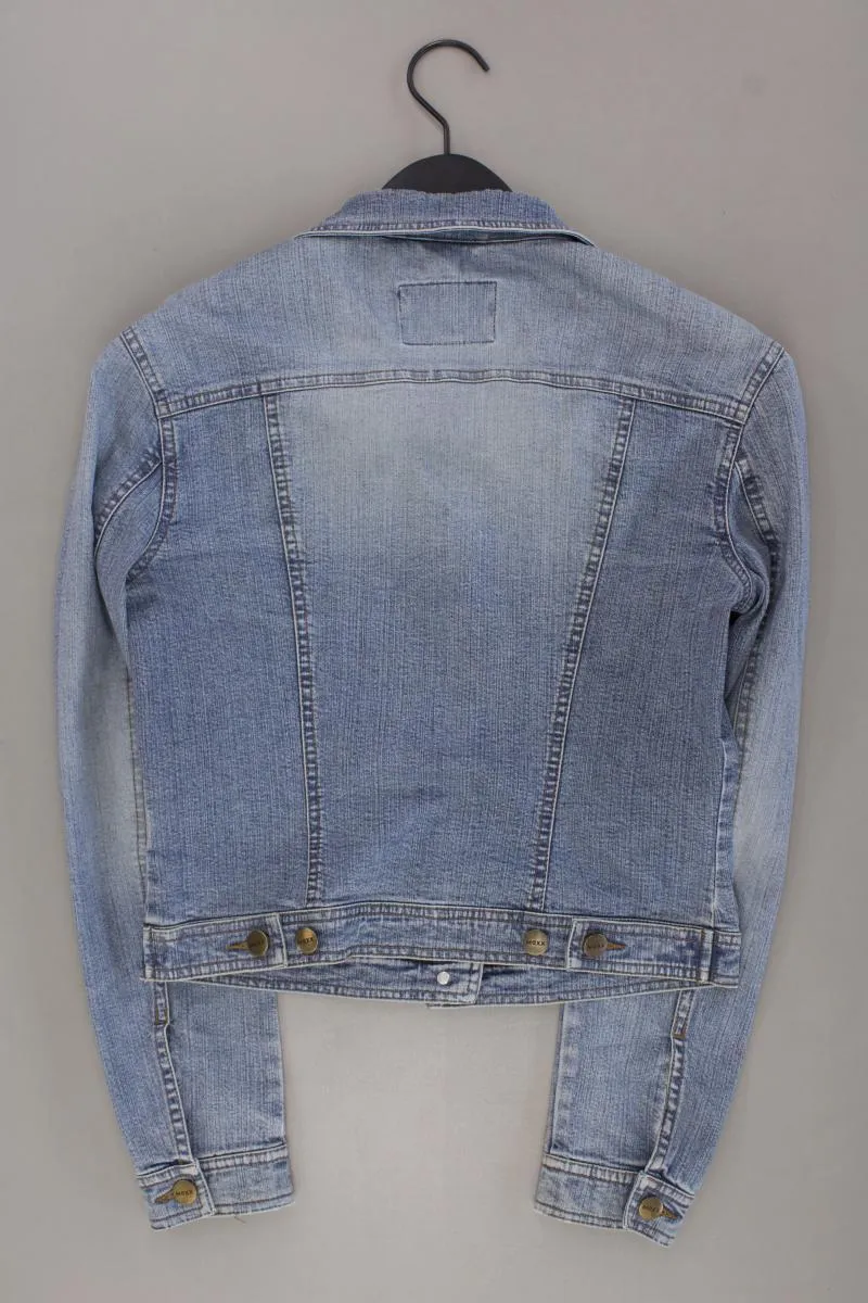 Mexx Jeansjacke Gr. 34 Vintage blau aus Baumwolle